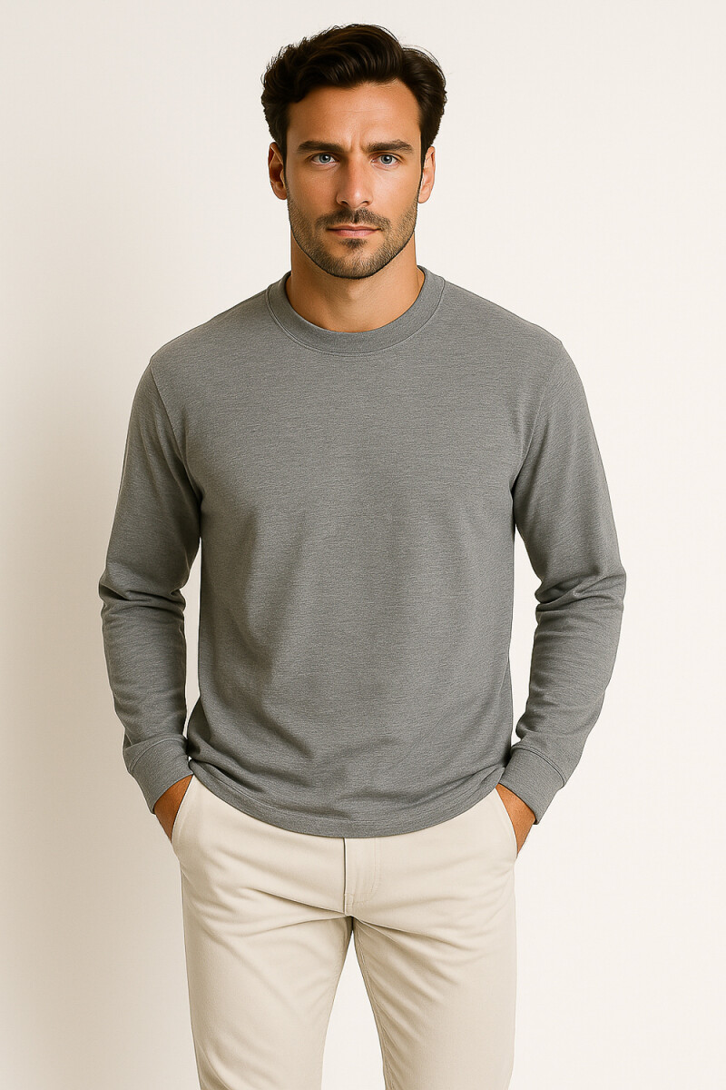Remera Cristof - Gris Melange 