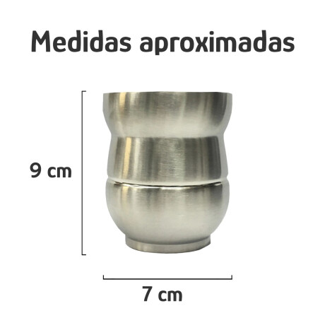 Set Comet Termo 750ml +mate lavable 140ml +bombilla regalo Plateado