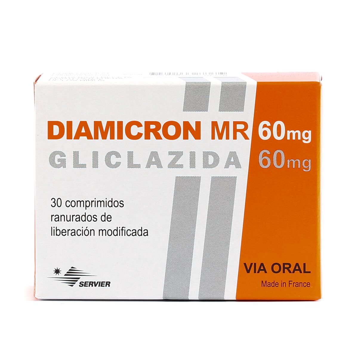 DIAMICRON MR 60 MG. CJ X 30 COMP. 