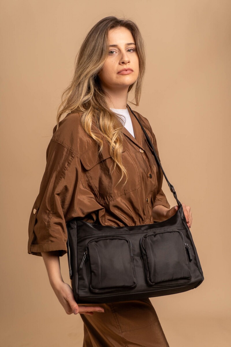 BANDOLERA TAHINA - NEGRO 