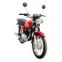 Motocicleta Buler Work 125cc Rayos Rojo