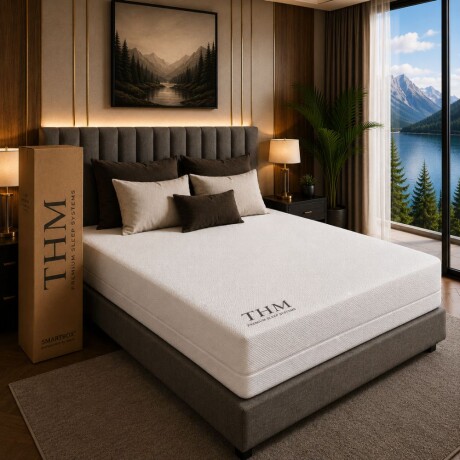 Sommier Baul 2 Plazas HAMPTONS Memory Foam Con Respaldo Sommier Baul 2 Plazas HAMPTONS Memory Foam Con Respaldo
