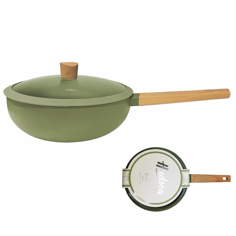 WOK C/ANTIAD. 28CM C/TAPA WOK C/ANTIAD. 28CM C/TAPA