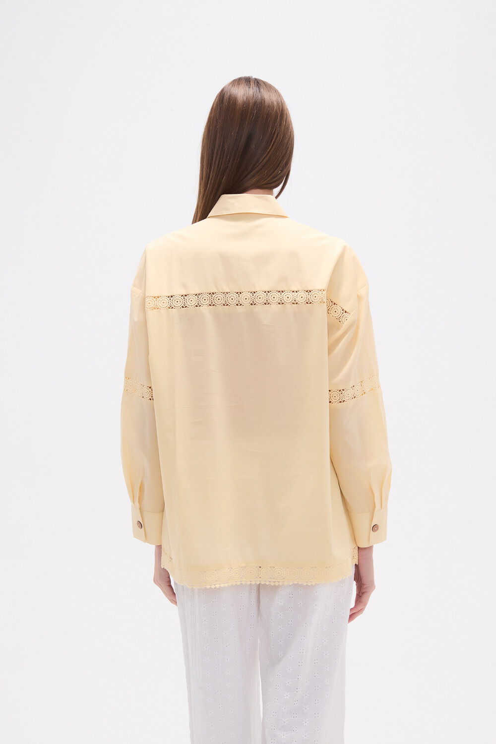 Camisa Agreica Amarillo Palido