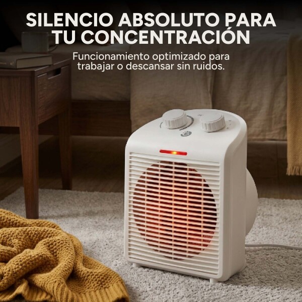 Caloventilador Goldtech 2000W 220V 2 Niveles Frío Calor Blanco