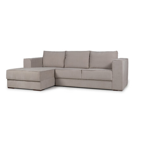 Rinconera Olimpus - Tela Microfibra - Chaise izquierdo Kruger 02-152 (Beige)