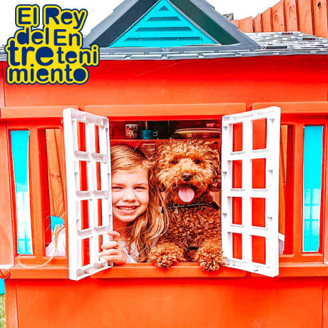 Casa Casita De Juegos Infantil Little Tikes N1 Usa Rojo