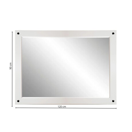 Espejo de pared Linea Naturale Blanco