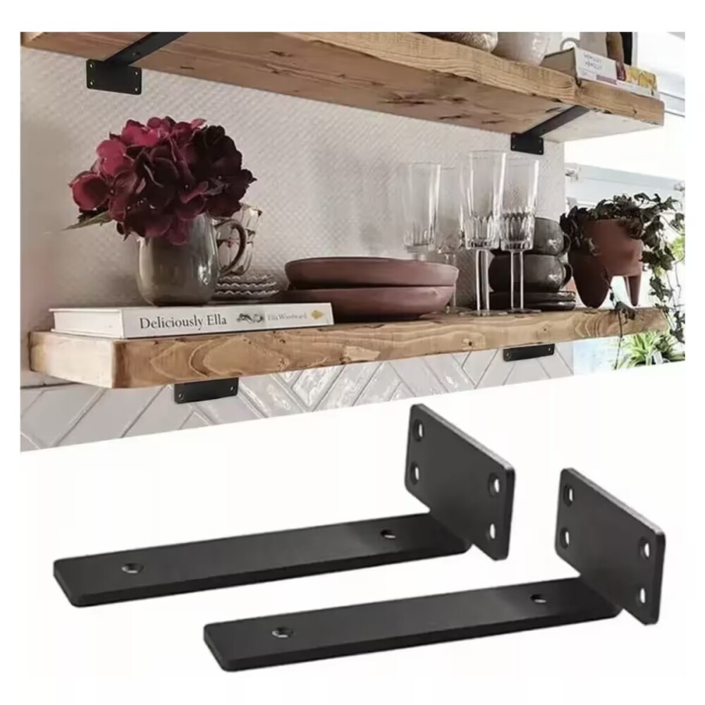 Soporte estantería invisible 15 cm Soporte Estantería Invisible 15 Cm