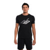 Remera Umbro Half Logo de Hombre - 20106013 Negro-gris