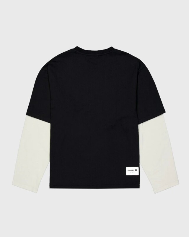 Camiseta Coolway Manga Larga - Negra Camiseta Coolway Manga Larga - Negra