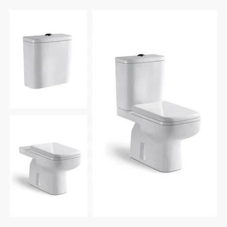 Water Inodoro con Mochila y Tapa Aqualia Línea Torrens BLANCO
