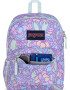 MOCHILA JANSPORT CROSS TOWN FLUID FLORAL PASTEL LILAC