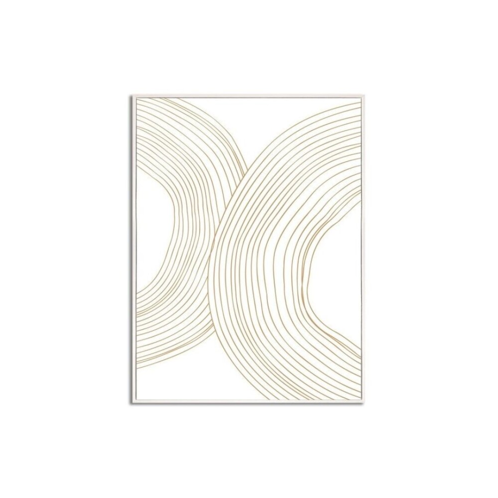 Cuadro Canvas 30x40cm - Figuras Minimal Beige