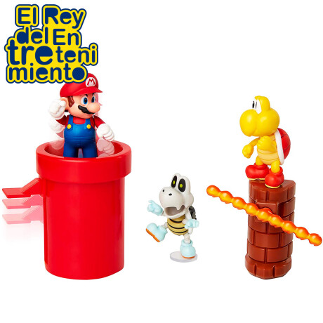 Play Set Super Mario Figuras + Accesorios Juguete 2