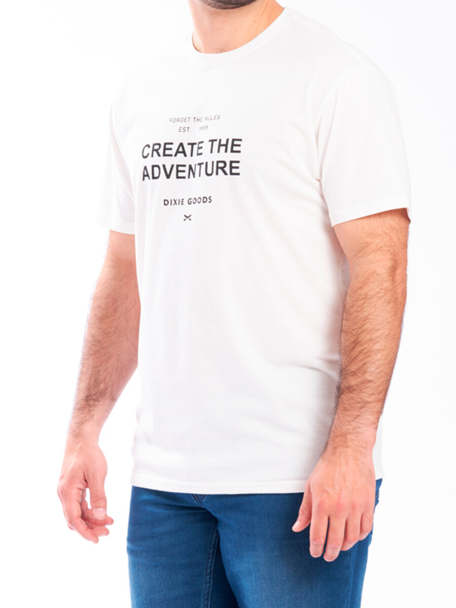 T-SHIRT ERIE DIXIE - Blanco 