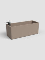 JARDINERA CON SISTEMA AUTO RIEGO RIMINI TAUPE