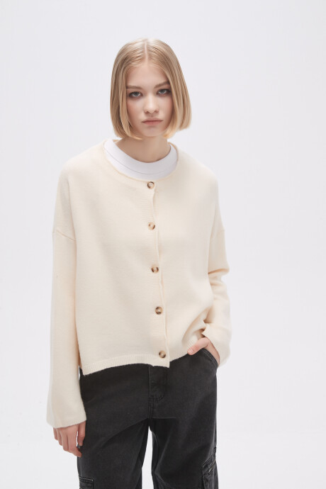 Cardigan Dialoy Crudo / Natural