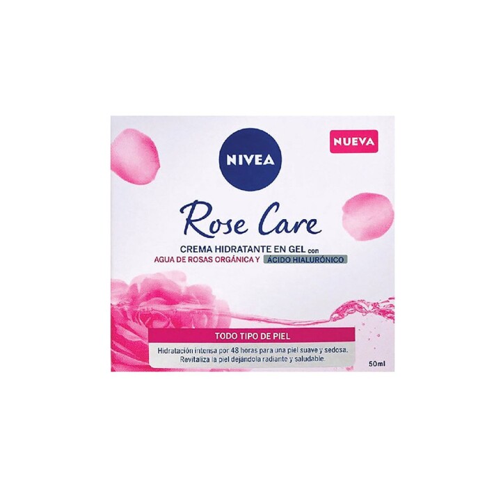 NIVEA FACIAL ROSE GEL CREMA FR. X 50 ML. única