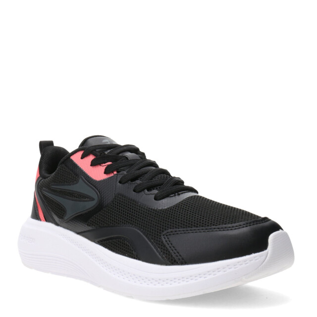 Championes de Mujer Topper Running Drive 2 Negro - Rosado Coral