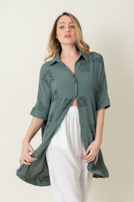 CAMISA ALOE Verde seco