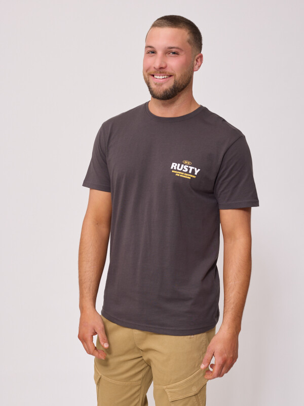 T-SHIRT LEIFU RUSTY Gris