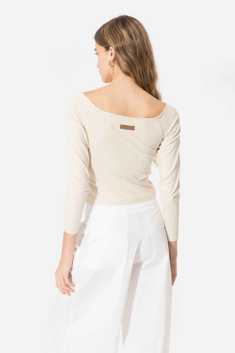 REMERA VALENTINE Beige