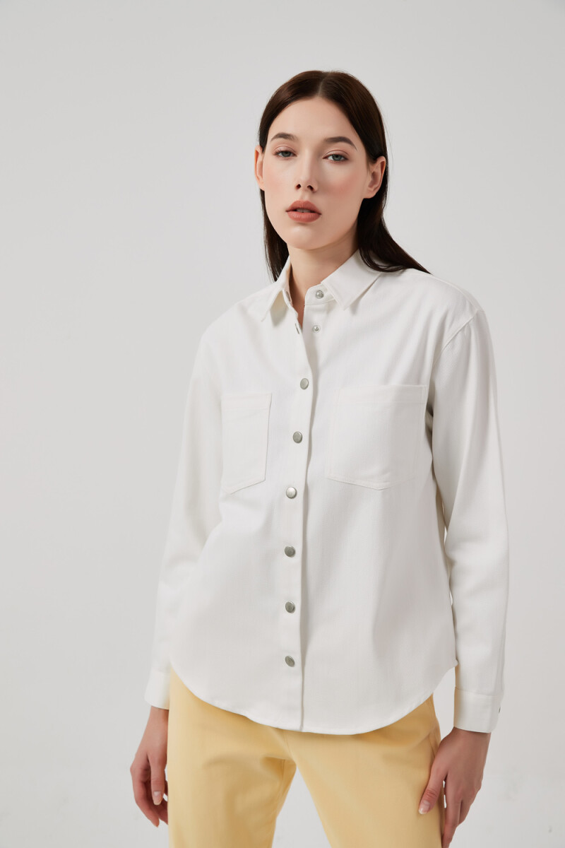 Camisa Bibi - Marfil / Off White 