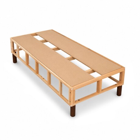 Cama SmartBox HAMPTONS Plaza Y Media 110x190 cm Beige