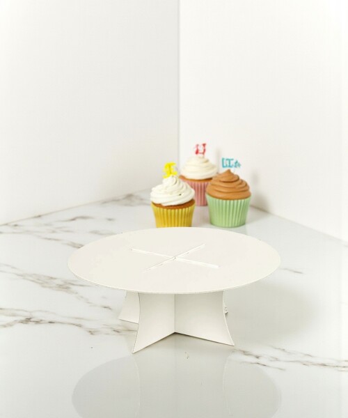 Porta cupcake 1p 27x10 cm. (base x altura) - BLANCO Porta cupcake 1p 27x10 cm. (base x altura) - BLANCO