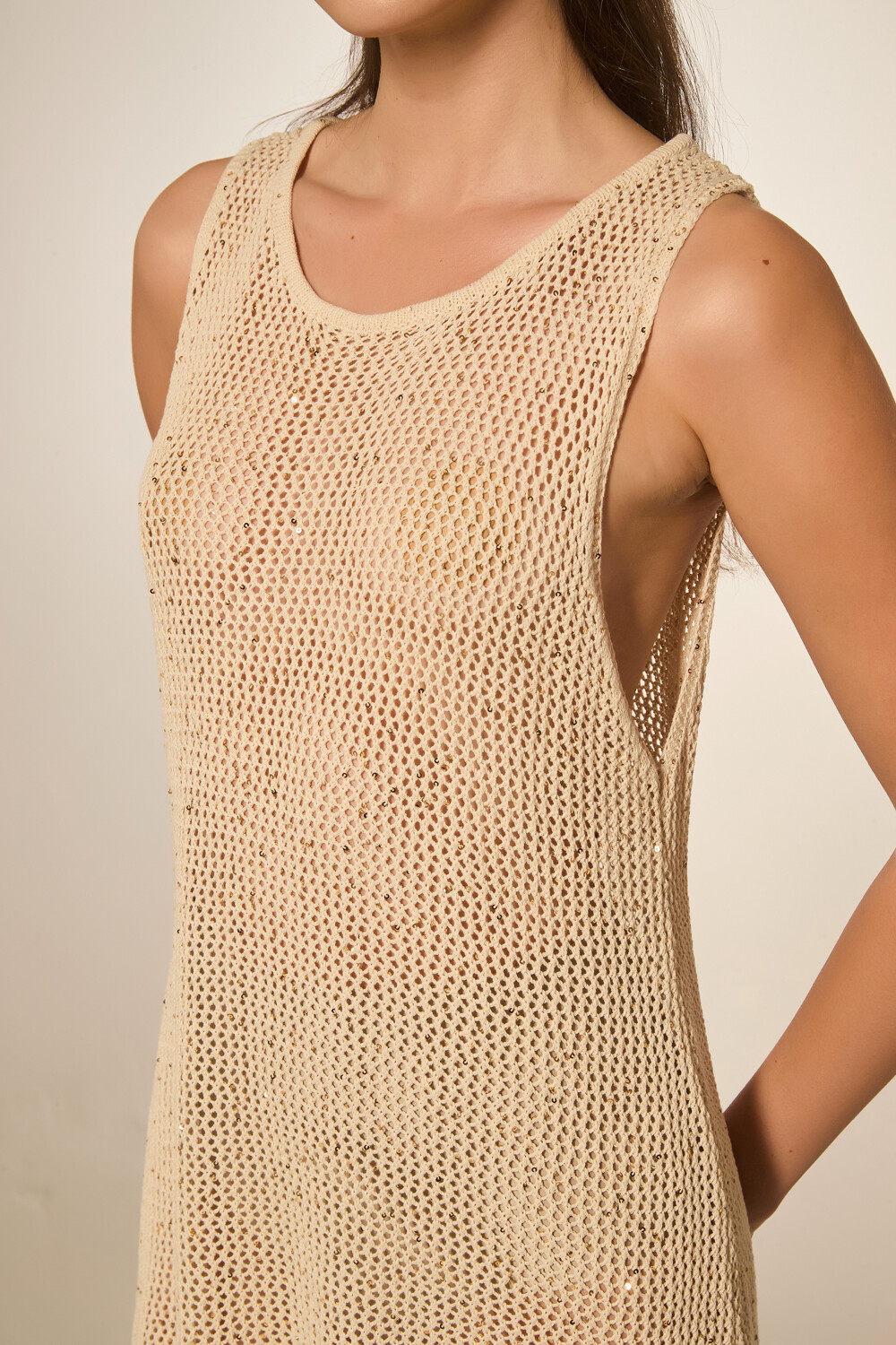 Vestido Rasteri Dorado