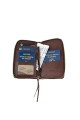 Porta pasaporte y documentos de viaje Marron