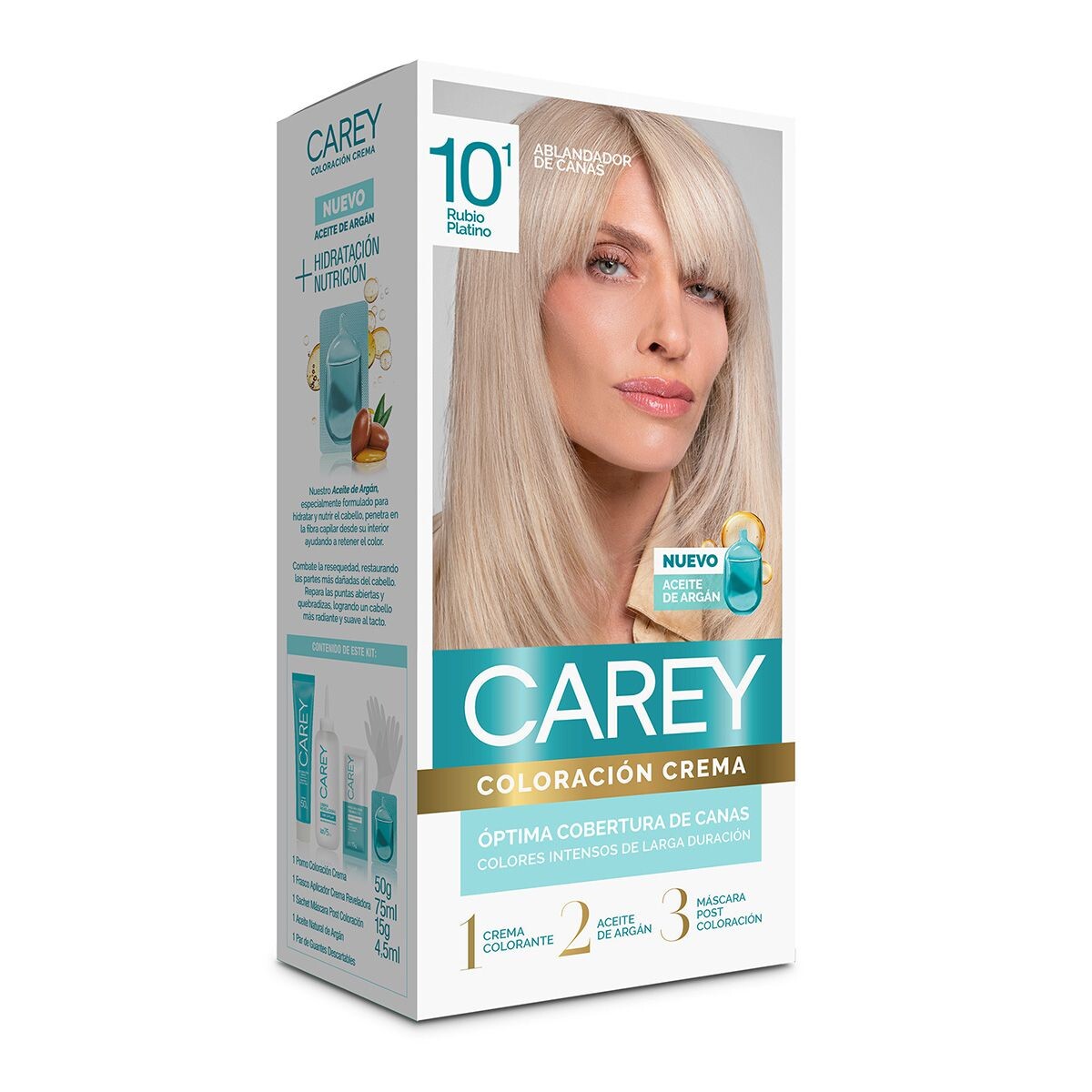 CAREY TINTURA KIT N.10.1 RUBIO PLATINO C 