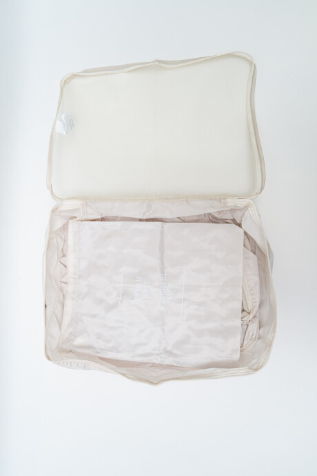 Set De Viaje Organizador De Viaje, Set X6 Beige