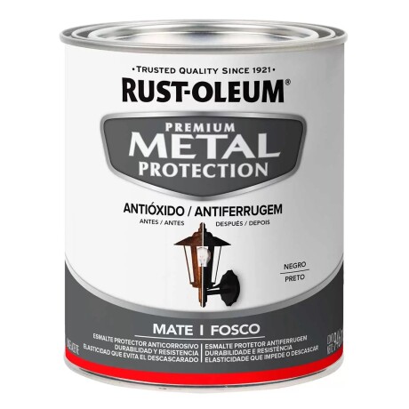 Fondo Antióxido Negro Mate 0.946L Rust Oleum Fondo Antióxido Negro Mate 0.946L Rust Oleum
