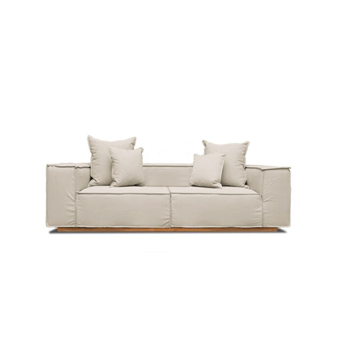 Sillón Luciana 3 Cuerpos Beige