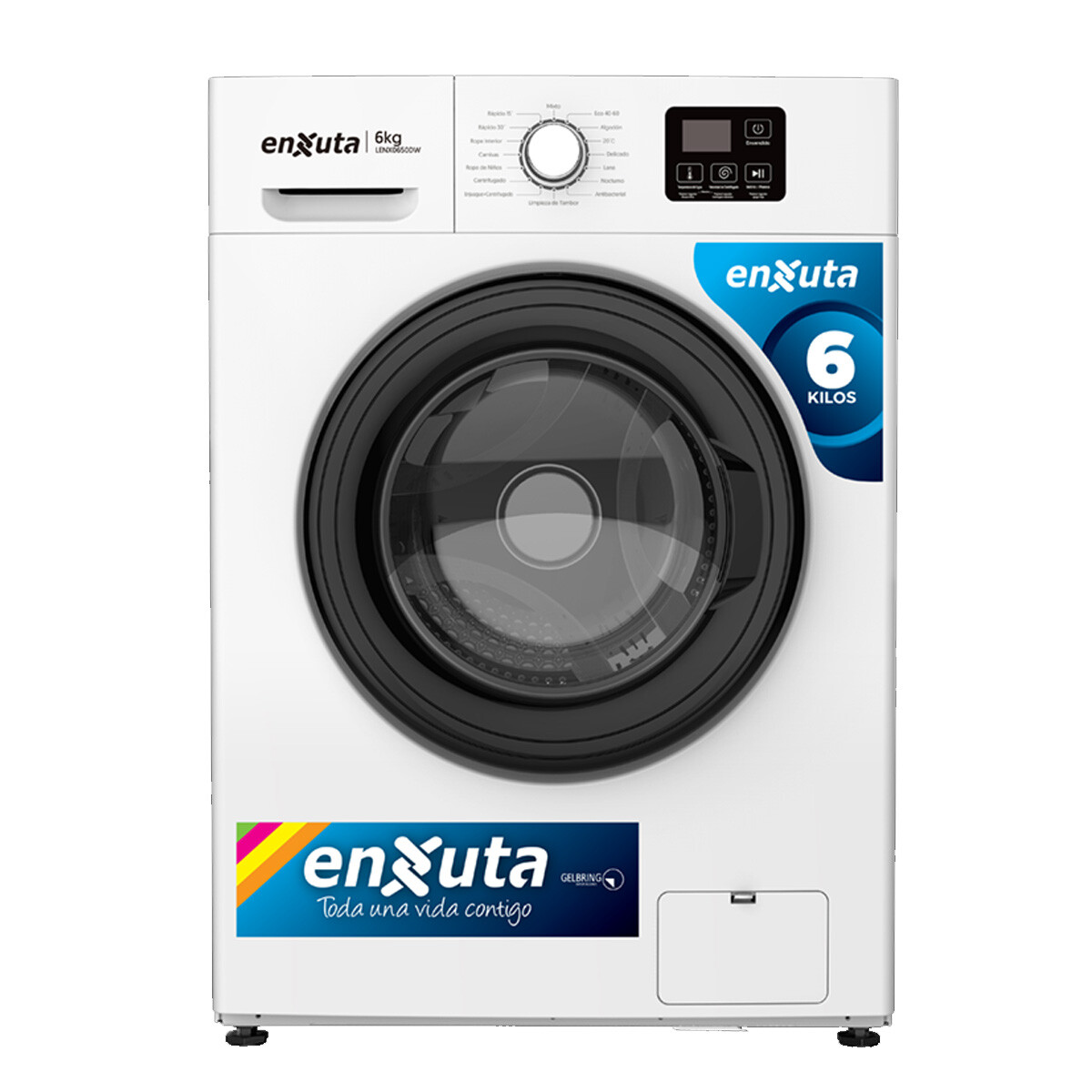 LAVARROPA ENXUTA CARGA FRONTAL 6KG 