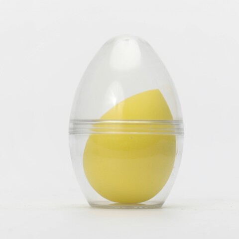 ESPONJA DE MAQUILLAJE CON ESTUCHE (FORMA DE GOTA DE AGUA/ AMARILLO) ESPONJA DE MAQUILLAJE CON ESTUCHE (FORMA DE GOTA DE AGUA/ AMARILLO)