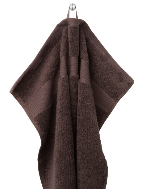 Toalla de mano KARLSTAD 50x100 marrón osc Toalla de mano KARLSTAD 50x100 marrón osc