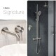 GRIFERIA JUEGO DE GRIFERIA MONOCOMANDO BRILLO SIGNATURE GRIS-BRUSHED NICKEL