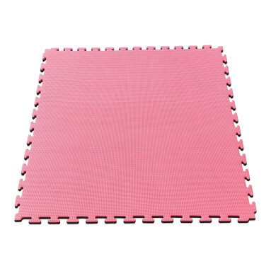 ( ARG-033 )-Piso Goma Eva Tatami 1m x 1m x 2cm Randers Negro Rojo