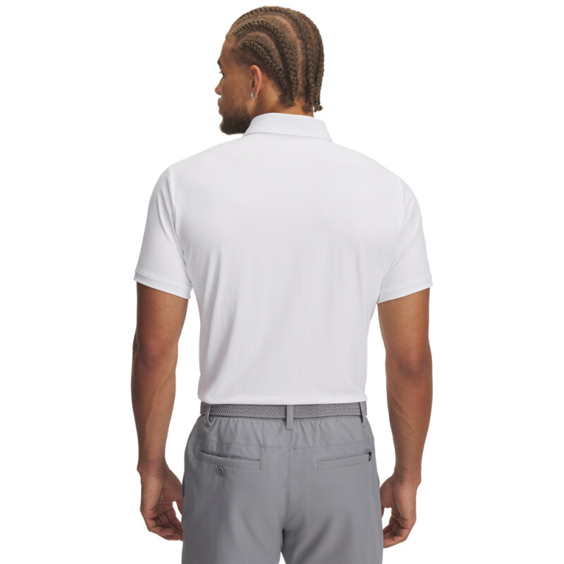 UA Drive Sport Pique Polo-GRN WHT-100