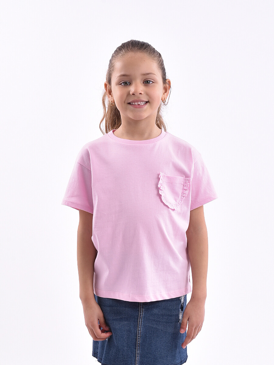 REMERA JULIETA GRL - ROSA CLARO 