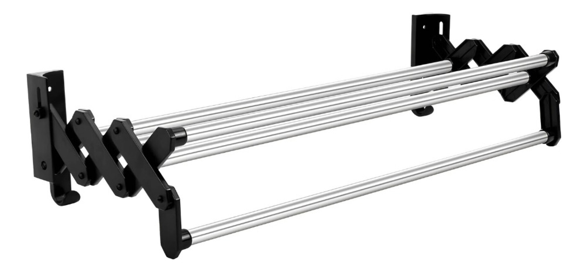 Tendedero Plegable De Pared Retractil P/ropa - Gris 
