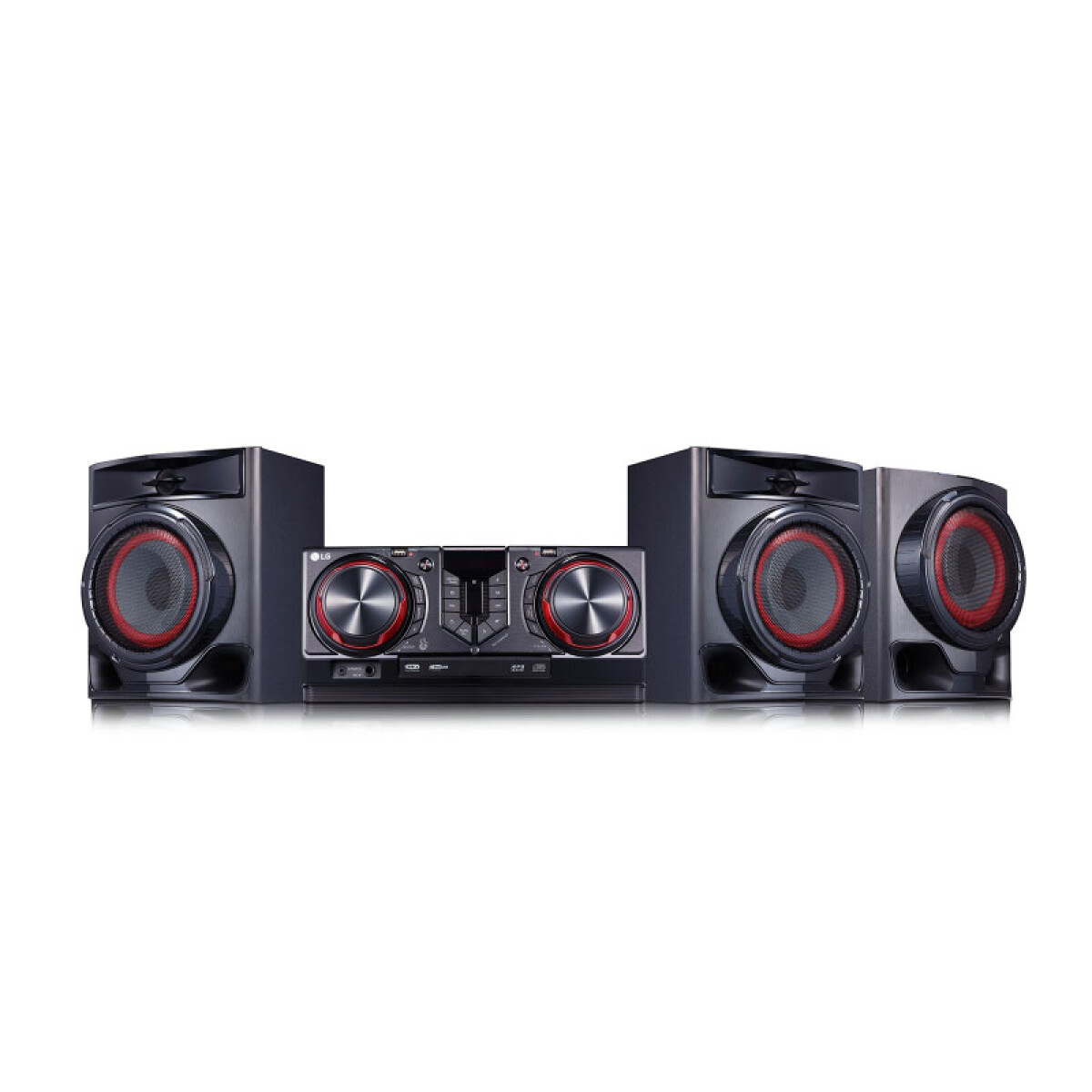 Minicomponente LG Xboom CJ45 Con Bluetooth 750W RMS - Negro 