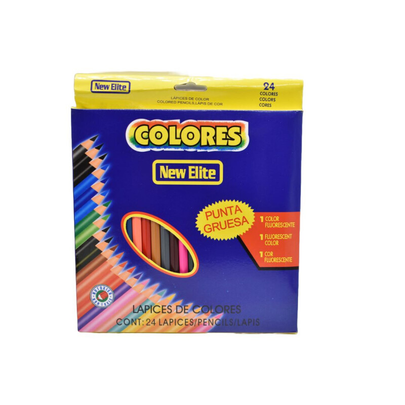 Lápices De Colores X 24 Unidades 17.5 Cm Lápices De Colores X 24 Unidades 17.5 Cm