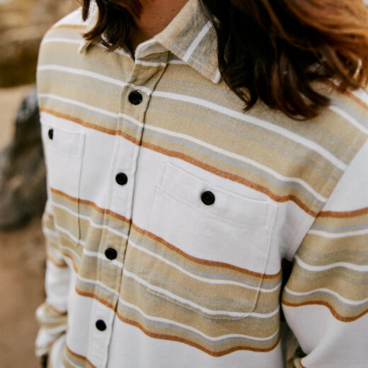 Camisa Katin Sierra Flannel - Beige Camisa Katin Sierra Flannel - Beige