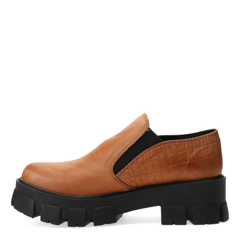 Zapatos de Mujer Miss Carol de cuero con plataforma Marrón