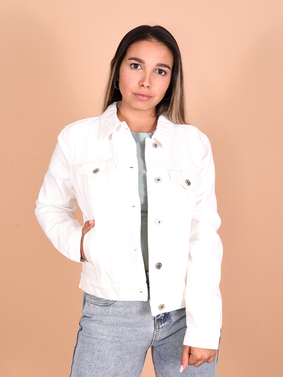 CAMPERA JEAN SAMI - BLANCO 