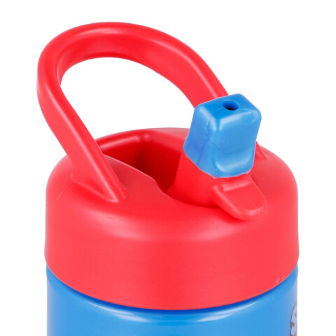 Botella Plástica con Pajita Super Mario Bros 410 ml U